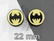VENOM SNAKE nowe tunele plugi BATMAN czarne fluorescencyjne 22mm VS176