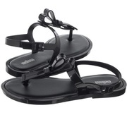 Sadały damskie Melissa rozmiar EU 40 USA 9 czarne meliski buty pachnące