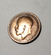 1 One Penny Wielka Brytania 1918r, King  George V, Brąz, śr.30mm 