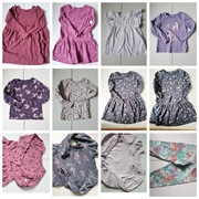 Paczka dla dziewczynki 122 smyk cool club 5 sukienek 5 bluzek dlugi rekaw 