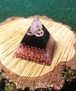 ORGONIT OCHRONA Czarny turmalin + Kwarc różowy