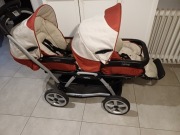 Wózek dziecięcy bliźniaczy Peg Perego duette używany