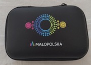 Etui na słuchawki akcesoria kable czarne NOWE