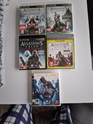PS 3   AssassisS  5 części czytać opis bo to ważne.