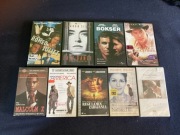 Zestaw 9 kaset VHS lata 90-00 ładny stan