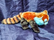 Pluszowa panda czerwona mała mniejsza maskotka