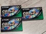 KASETA MAGNETOFONOWA TDK 90 minut chrome zestaw 3sztuki