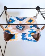 (S) Plaster miodu - piętrowy hamak dla szczura, szynszyli. Wzór z turkusem