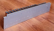 Radiator aluminiowy amplituner wzmacniacz TEAC DIY 420x80x36