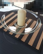 Naczynie szklane duże na świecę, Ikea