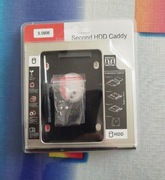 Kieszeń na Drugi Dysk Laptopie 9.5 mm ,Nie Używana Opis