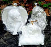 Anioł figurka z gipsu na grób pomnik angel 3 wzory