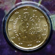 SAN MARINO 2010 20 CENTÓW UNC !!!!!!!!!!
