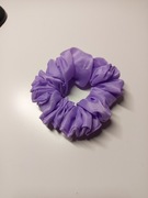 Gumka scrunchie fioletowa liliowa 