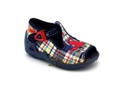 nowe BEFADO 19 sandały kapcie kratka odkryte palce sandałki chłopięce 