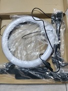 Lampa pierścieniowa 25 cm z uchwytami