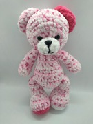 Misiek na szydełku rękodzieło 