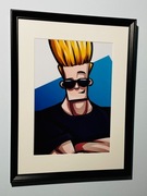 Plakat w ramce Johnny Bravo prezent dla dziecka Cartoon Network