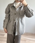 Szara kurtka wiosenna płaszcz Hm rozmiar S