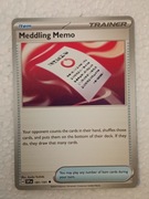 Meddling Memo 181/191 Karta POKEMON TCG Scarlet & Violet Surging Sparks