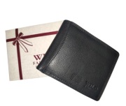 Skórzany portfel Wild Fashion4U czarny