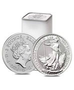 Produkt inwestycyjny 25 sztuk moneta srebrna Britannia 1oz