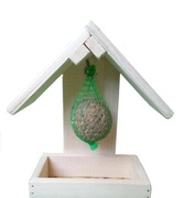 Karmnik dla ptaków drewniany NATURALNY solidny
