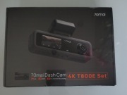 70mai T800e 4K 3 Kamery Przód Tył Wnętrze Wideorejestrator Taxi Uber