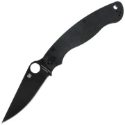 Nóż składany Spyderco Military 2 Salt Black G10, Black DLC MagnaCut by Sal,