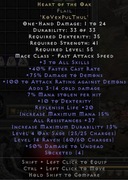 Diablo 2 R serce dębu hoto 37% nonladder PC