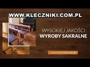 Klęcznik z siedziskiem / oparciem - Modlitewnik