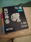 Zawór Arco krótki kątowy do pralki 1/2 X 3/4