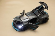 Model samochodu jak Bugatti Divo w skali 1:32 światło dźwięk ok. 15 cm