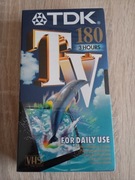TDK E180 TV-ED nowa kaseta VHS