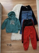 Paka ubrań zestaw dla chłopca Zara Reserved Adidas River Island 116