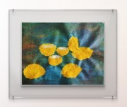 Oryginalny autorski obraz akrylowy "Lemony" z certyfikatem autentyczności 