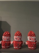 Świąteczny Mikołaj własnoręcznie robiony