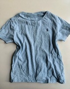 RALPH LAUREN BŁĘKITNY T-SHIRT BASIC R.122