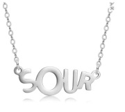 metalowy duży wisiorek / naszyjnik Olivia Rodrigo - SOUR