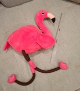 Duży flaming różowy maskotka 