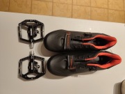 Buty rowerowe 45+pedały rowerowe-nowe