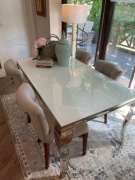 Stół glamour szklany