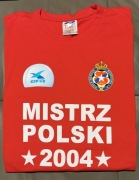 Wisła Kraków-Mistrz Polski 2004.Oryginalna koszulka kolekcjonerska.UNIKAT! 