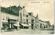 PIŁA Schneidemuhl  Neuer Markt sklepy dorożki
