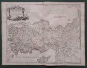 Azja Mniejsza Turcja Armenia Cypr Vaugondy 1756