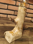 Lampka nocna lampka z drewna 