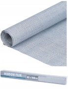 Samoprzylepna folia okienna szyba efekt tkaniny antyrefleksyjna 45 x 150 cm