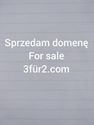 Sprzedam domenę 3für2.com