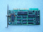 Stara karta sieciowa model TVT 4.1  ISA   z 1991 roku