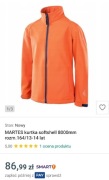 MARTES kurtka softshell 8000mm rozm.164/13-14 lat